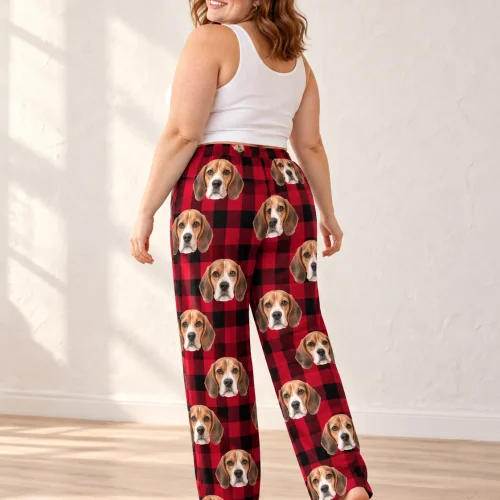 Custom Beagle Pajama Pants for Women