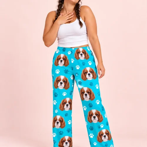 Custom Cavalier King Charles Pajama Pants for Women