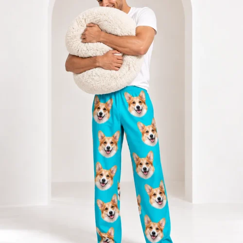 Men's Custom Corgi Pajama Pants