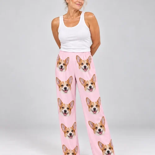 Custom Corgi Pajama Pants for Women