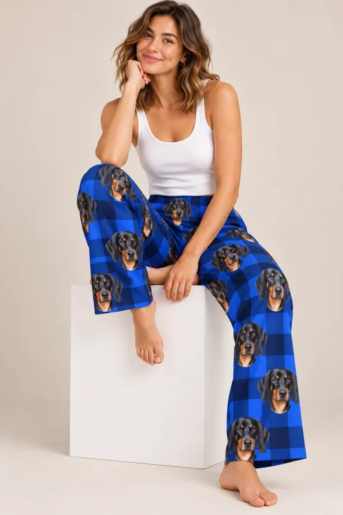Custom Doberman Pajama Pants for Women