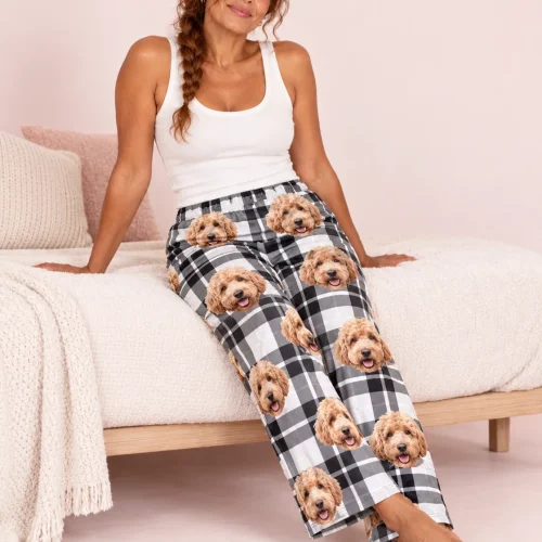 Custom Doodle Pajama Pants for Women