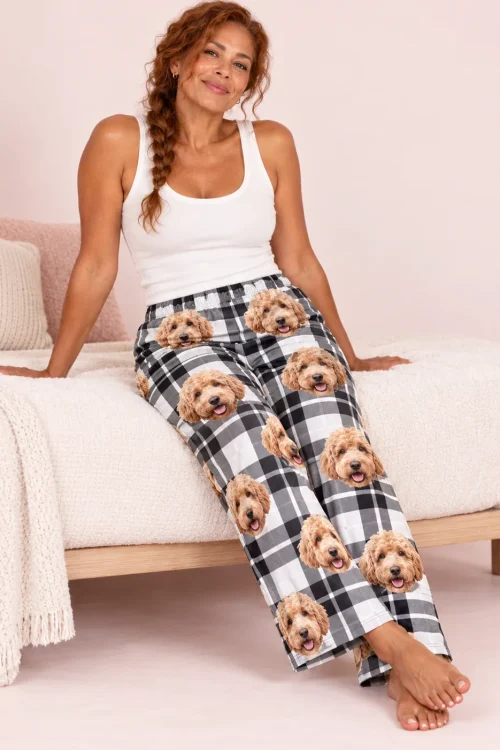 Custom Doodle Pajama Pants for Women
