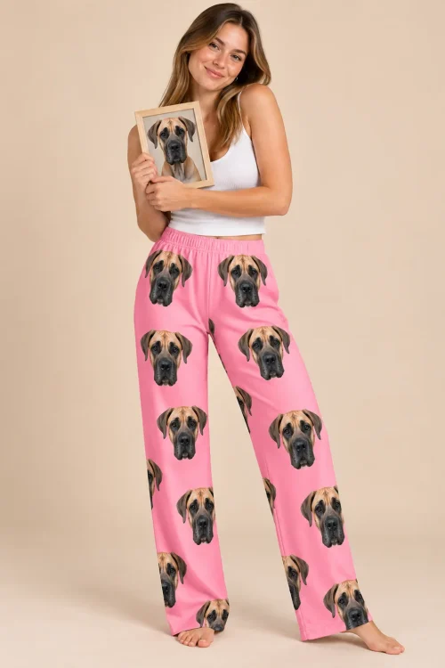Custom Great Dane Pajama Pants for Women
