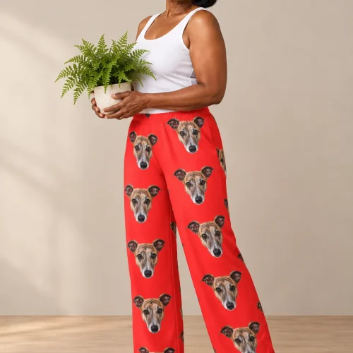 Custom Greyhound Pajama Pants for Women