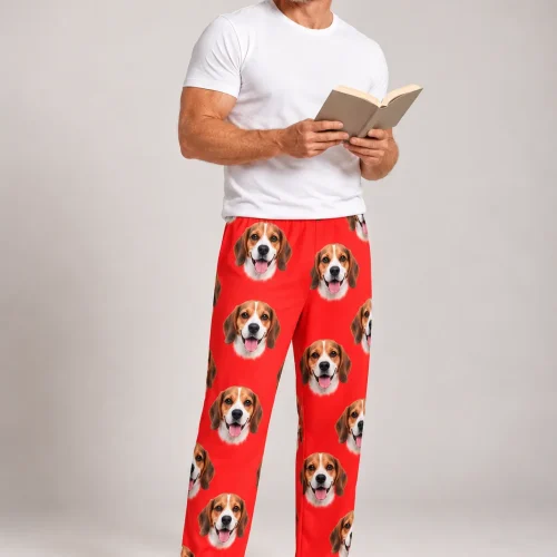 Men's Custom Beagle Pajama Pants