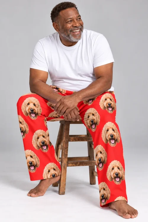 Men's Custom Doodle Pajama Pants