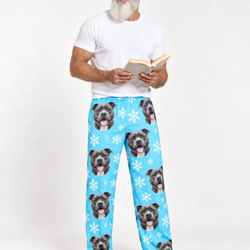 Men's Custom Pitbull Pajama Pants
